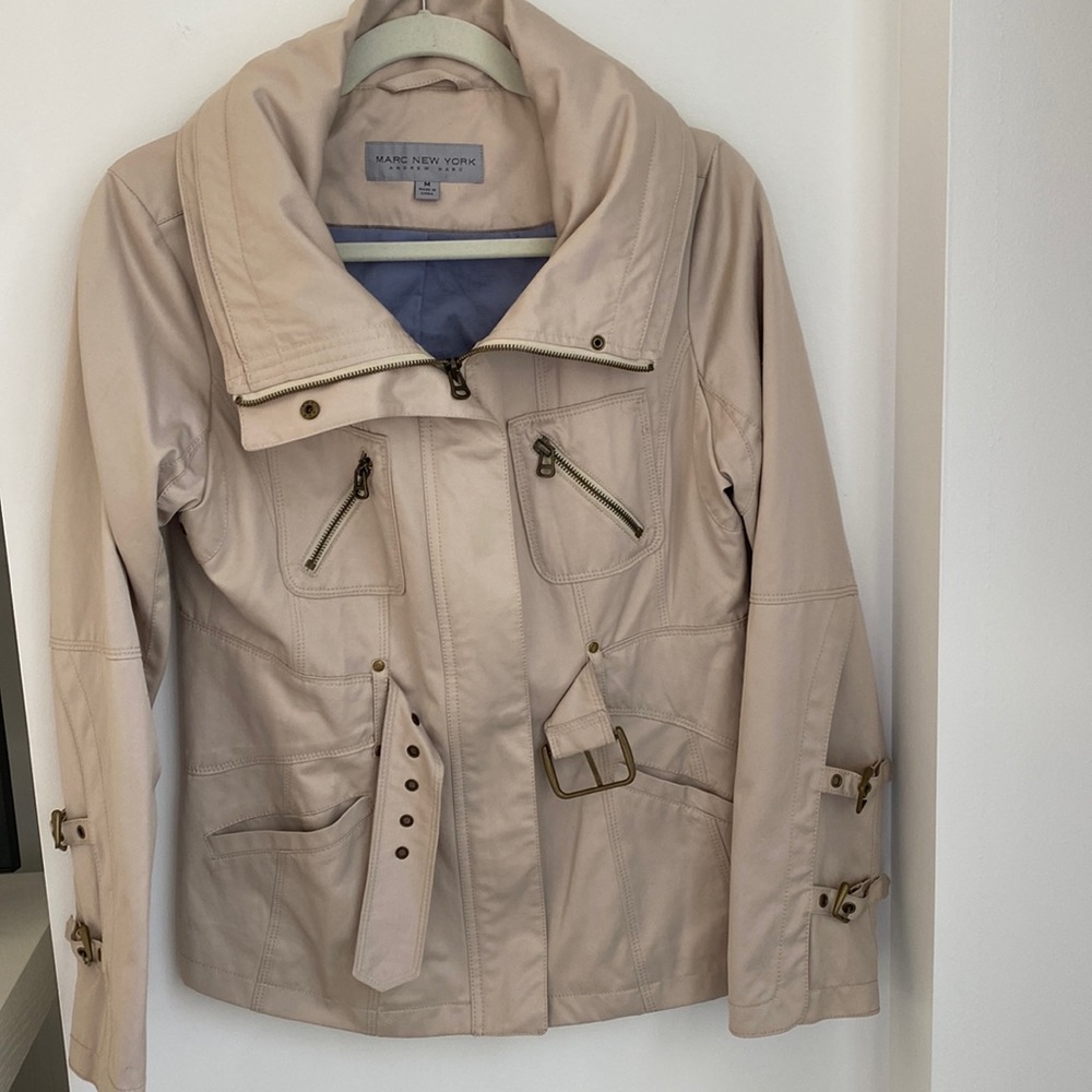 Marc New York Trench with hidden hood